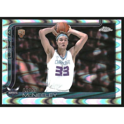 2025-26 Topps Chrome RayWave Refractors #279 Liam McNeeley