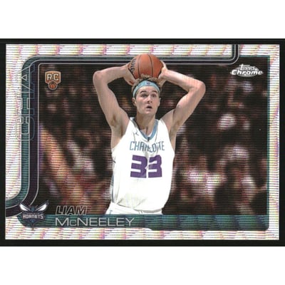 2025-26 Topps Chrome Wave Refractors #279 Liam McNeeley