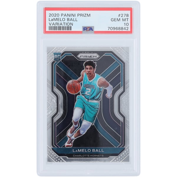 LaMelo Ball Charlotte Hornets 2020-21 Panini Prizm #278 PSA 