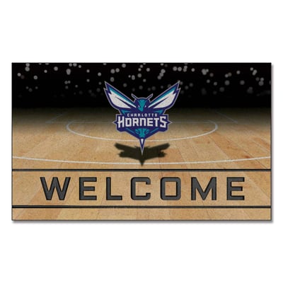 Charlotte Hornets Logo Brands 18" x 30" Crumb Rubber Door Mat