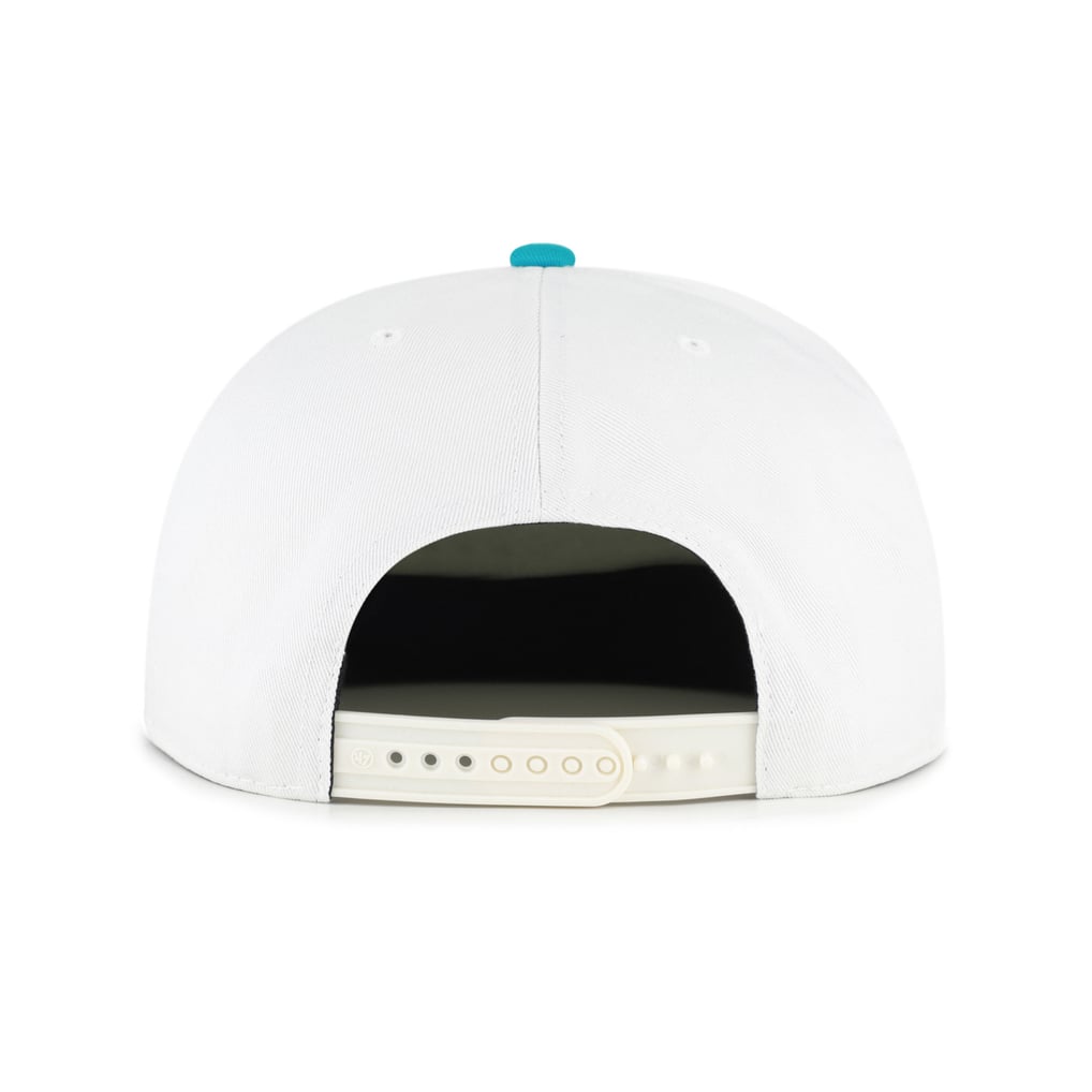 Charlotte Hornets '47 Script Stack Captain Snapback Hat - Cream