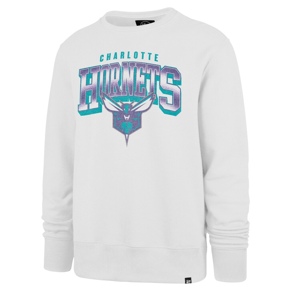 Charlotte Hornets '47 Spotlight Headline Pullover Sweatshirt - White
