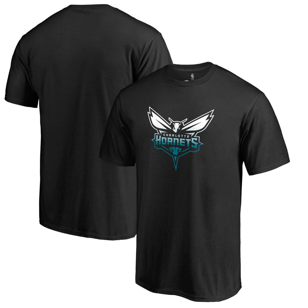 Charlotte Hornets Gradient Logo T-Shirt - Black