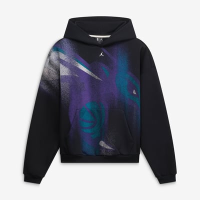 Charlotte Hornets Jordan Brand 2026 Standard Issue Practice Icon Fleece Pullover Hoodie - Black