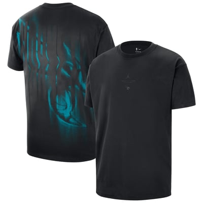 Charlotte Hornets Jordan Brand 2026 Standard Issue Pre-Game Max 90 T-Shirt - Black
