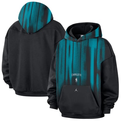 Charlotte Hornets Jordan Brand 2026/27 Standard Issue Game Theater Team Fleece Hoodie - Black