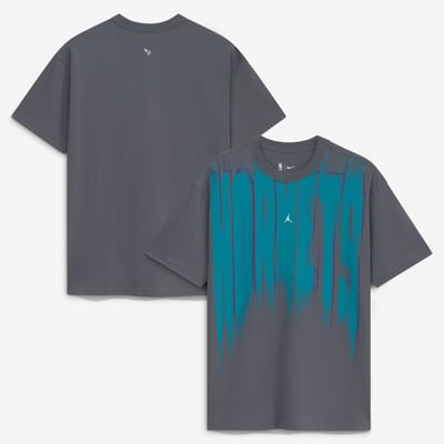 Charlotte Hornets Jordan Brand 2026/27 Standard Issue Team Anthem T-Shirt - Gray