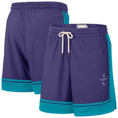 Charlotte Hornets Jordan Brand 2026 Standard Issue Pre-Game Pro Shorts - Purple