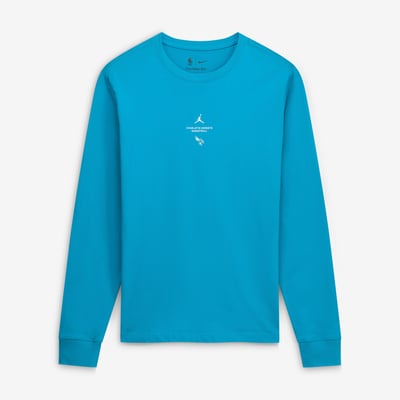Charlotte Hornets Jordan Brand 2026 Standard Issue Practice Long Sleeve T-Shirt - Teal