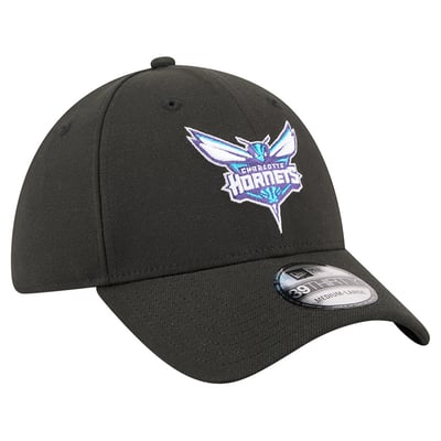 Charlotte Hornets New Era 39THIRTY Flex Hat - Black