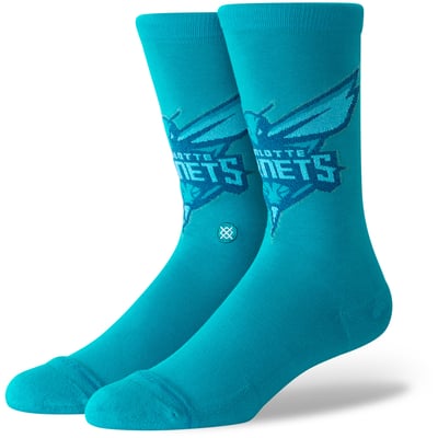  Charlotte Hornets Stance Posterize Crew Socks - Teal