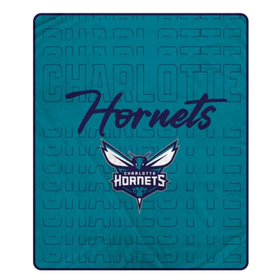 Charlotte Hornets Pegasus Echo Script Fade 50" x 60" Ultra Soft Throw Blanket