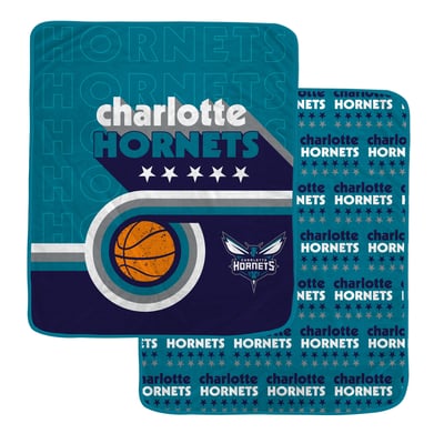 Charlotte Hornets Pegasus Retro Baller Double-Sided 60" x 70" Ultra Cozy Blanket
