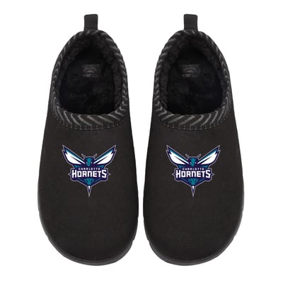 Charlotte Hornets ISlide Unisex Primary Logo Mission Slippers - Black
