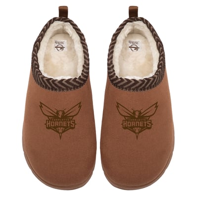 Charlotte Hornets ISlide Unisex Tonal Logo Mission Slipper - Tan
