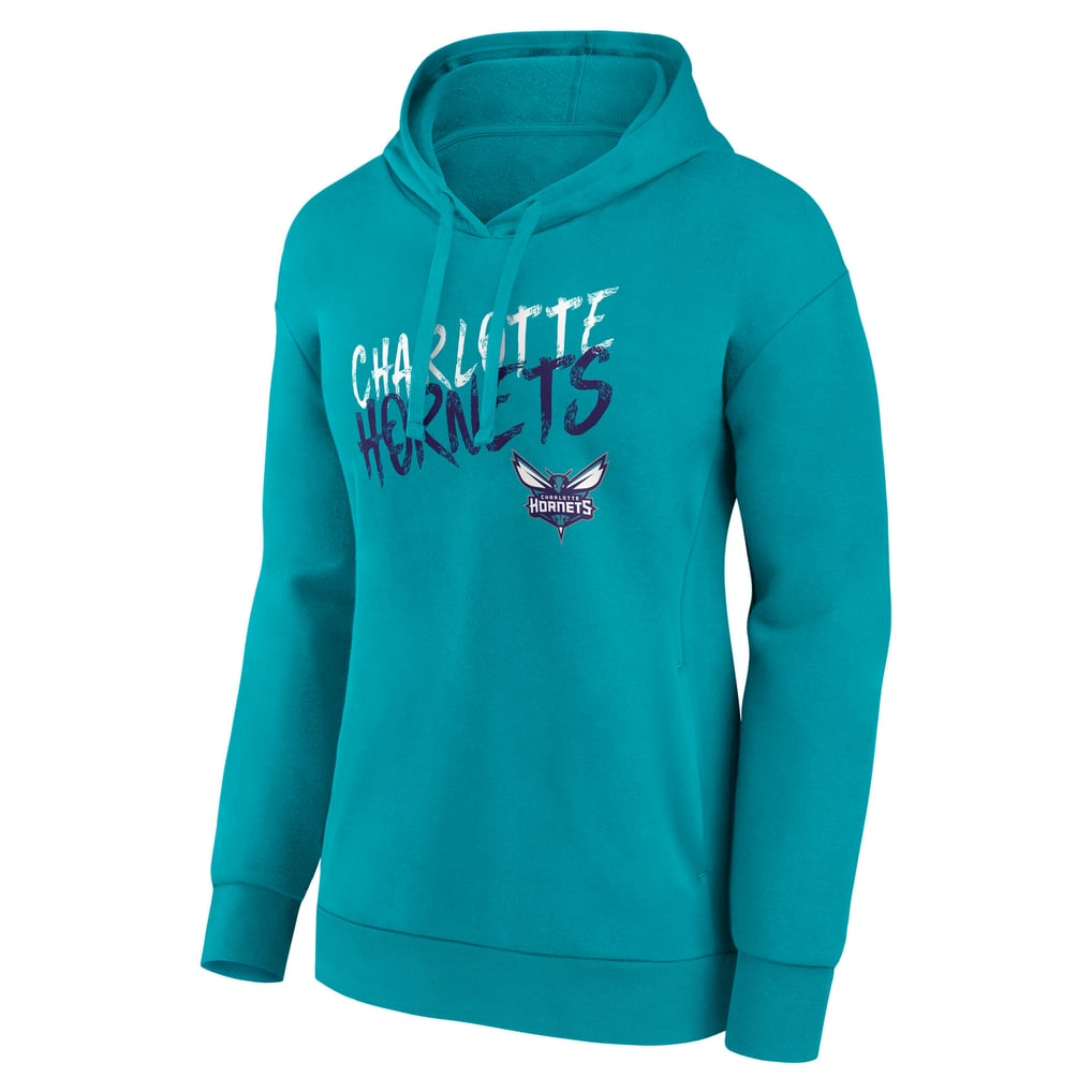 Charlotte Hornets Women's Hustle Custom Pullover Hoodie - Teal
