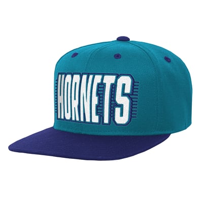 Charlotte Hornets Outerstuff Youth Snapback Hat - Teal