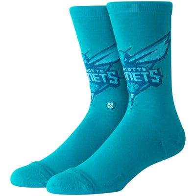  Charlotte Hornets Stance Youth Posterized Knit Crew Socks - Teal