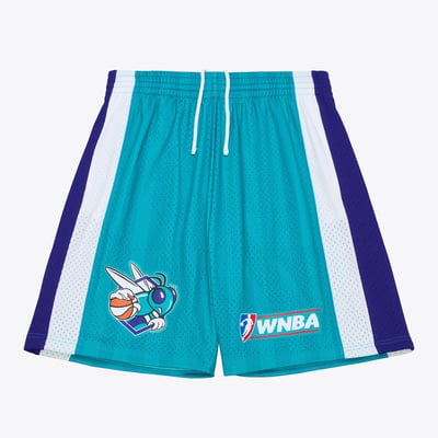Charlotte Sting Mitchell & Ness 2001 Swingman Shorts - Teal - Court Origins
