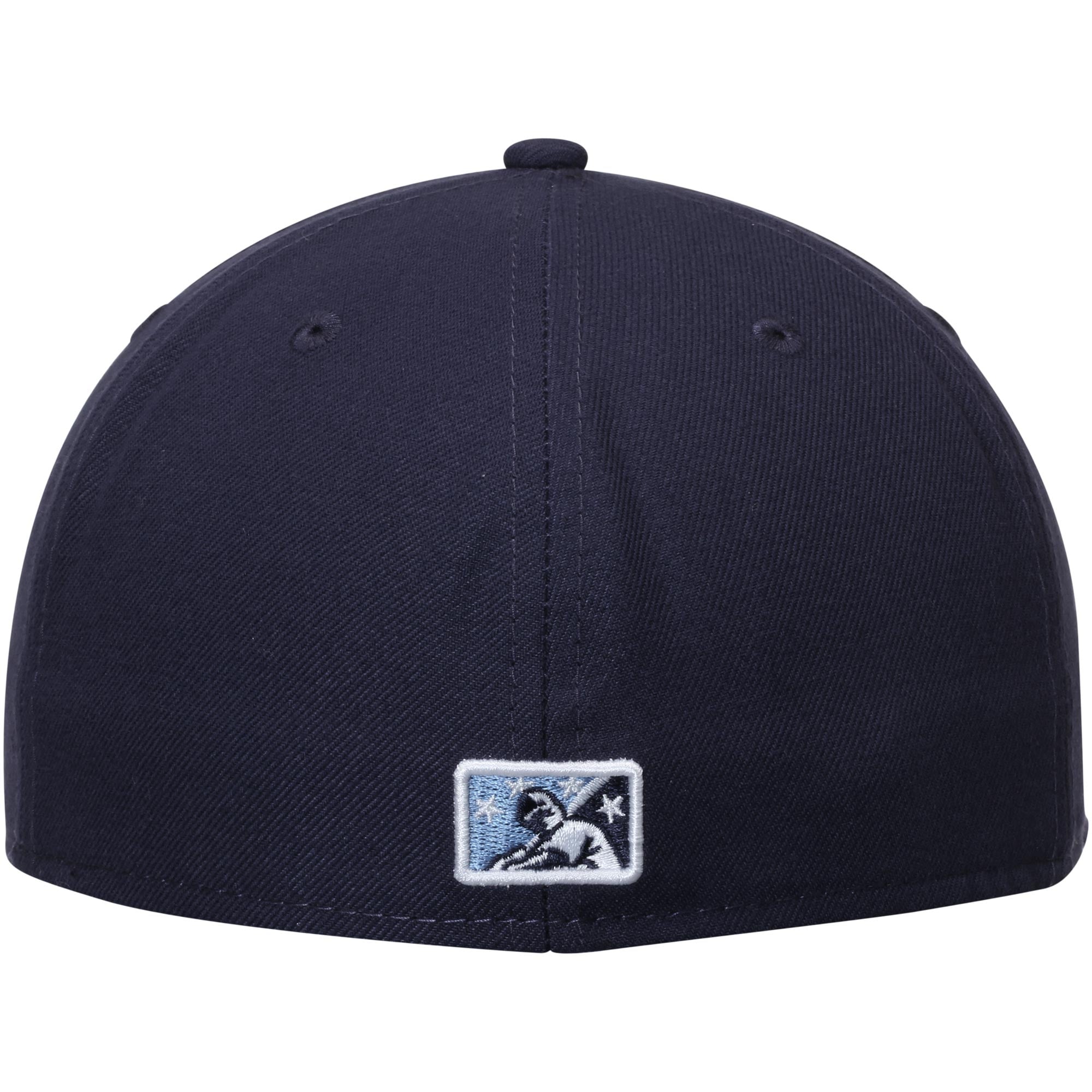 Men's Charlotte Stone Crabs New Era Navy Authentic Home 59FIFTY