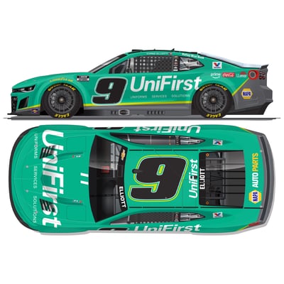 Chase Elliott Action Racing 2026 #9 UniFirst 1:64 Regular Paint Die-Cast Chevrolet Camaro ZL1