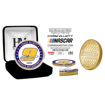 Highland Mint Chase Elliott Bronze Color Coin
