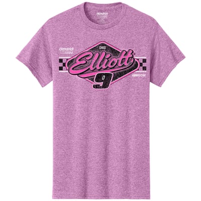  Chase Elliott Classic Ink T-Shirt - Pink