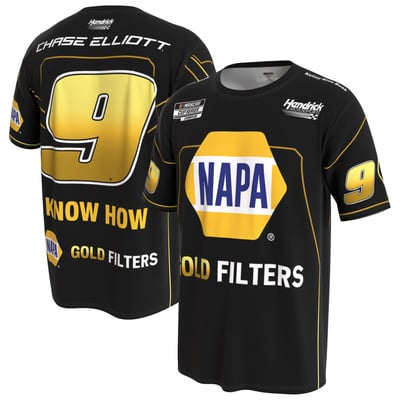 Chase Elliott ProSphere NAPA Gold Filters T-Shirt - Black