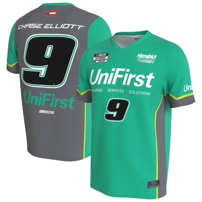 Chase Elliott ProSphere Unisex UniFirst Soccer Fashion Jersey - Green/Gray