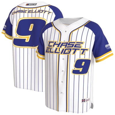 Chase Elliott ProSphere Unisex Baseball Fashion Jersey - White