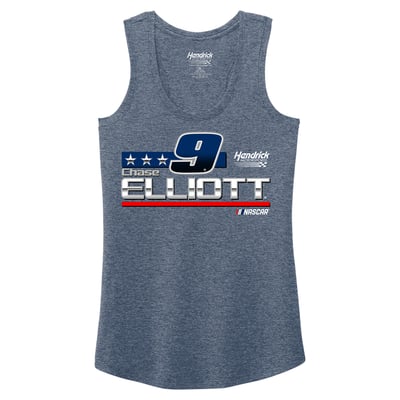 Chase Elliott Classic Ink Women's Tank Top - Navy
