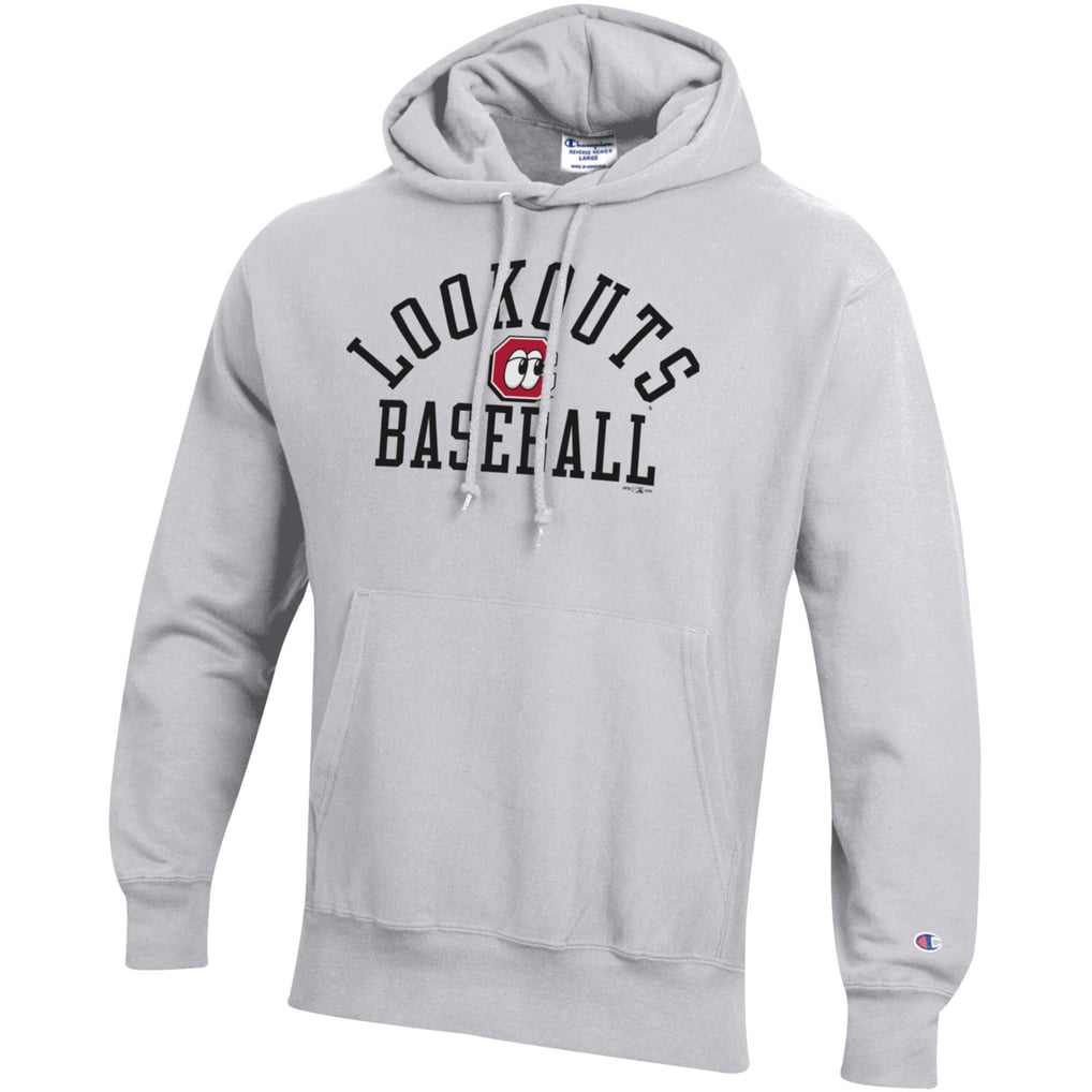 Chattanooga Lookouts Champion Baseball Reverse Weave Pullover Hoodie - Gray