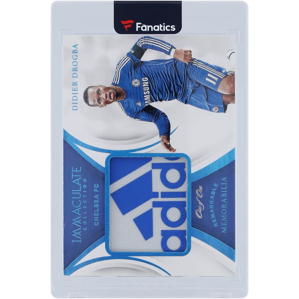 Didier Drogba Chelsea Autographed 2018-19 Panini Immaculate 