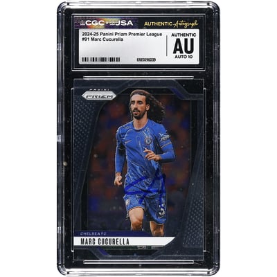 Marc Cucurella Chelsea Autographed 2024-25 Panini Prizm Premier League #91 CGC Authenticated Auto 10 Card