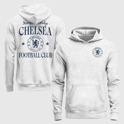 Chelsea 1863FC Legacy Arched Wordmark Hoodie - Ash