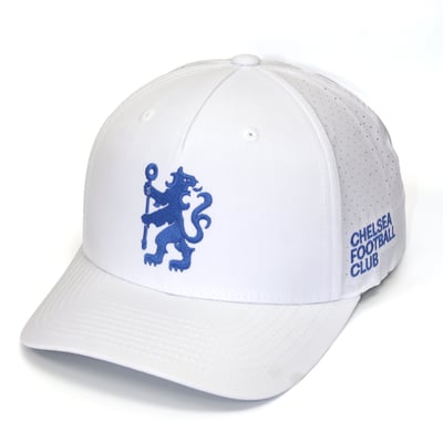 Chelsea 1863FC Badge High Point Adjustable Hat - White