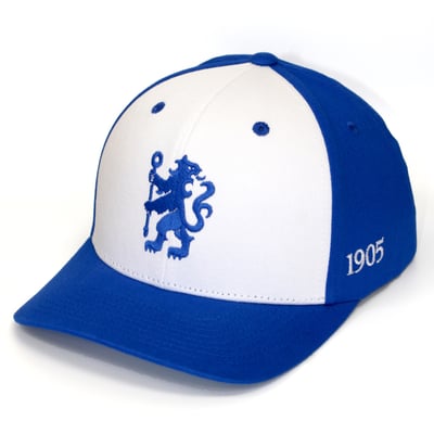 Chelsea 1863FC Striped Band Adjustable Hat - White/Blue