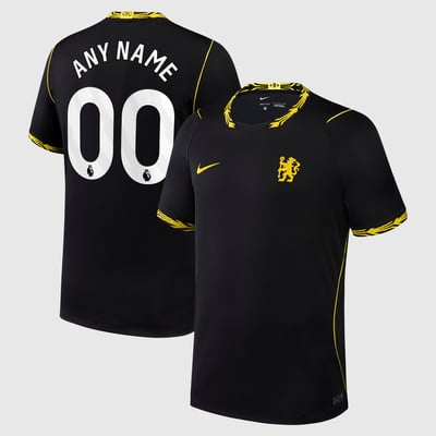  Chelsea Nike 2026/27 Away Stadium Replica Custom Jersey - Black