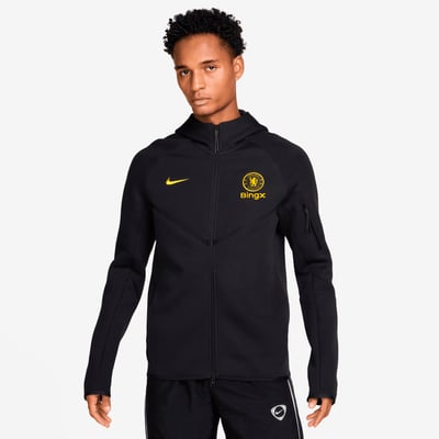 Chelsea Nike Tech Fleece Full-Zip Hooded Jacket - Black