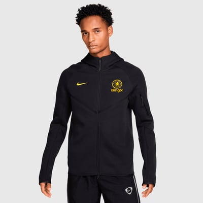 Chelsea Nike Tech Fleece Full-Zip Hooded Jacket - Black