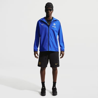  Chelsea Nike Storm-FIT Raglan Hooded Rain Jacket - Blue