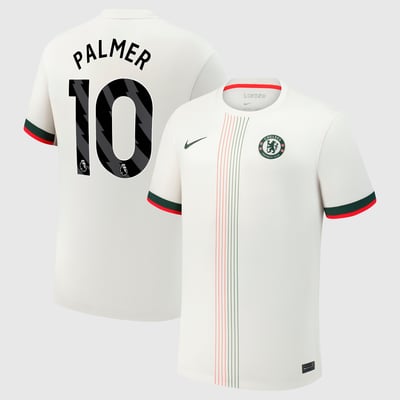 Cole Palmer Chelsea Nike 2025/26 Away Replica Player Jersey - Cream