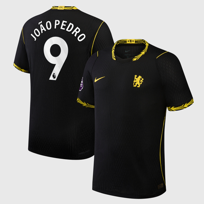 João Pedro Chelsea Nike 2026/27 Away Match Authentic Jersey - Black