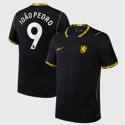 João Pedro Chelsea Nike 2026/27 Away Stadium Replica Jersey - Black