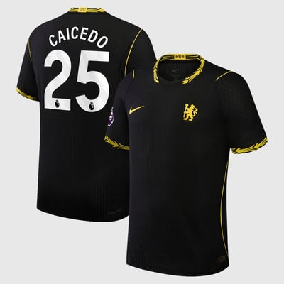 Moisés Caicedo Chelsea Nike 2026/27 Away Match Authentic Jersey - Black