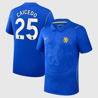 Moisés Caicedo Chelsea Nike 2026/27 Home Stadium Replica Jersey - Blue