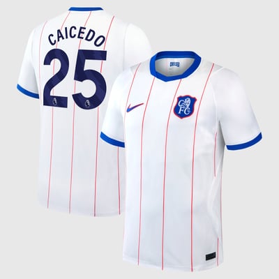 Moisés Caicedo Chelsea Nike 2026/27 Third Stadium Replica Jersey - White