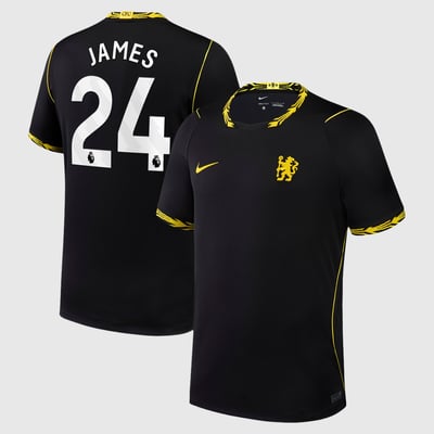 Reece James Chelsea Nike 2026/27 Away Stadium Replica Jersey - Black