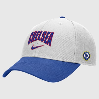 Chelsea Nike Rise Adjustable Hat - White/Royal