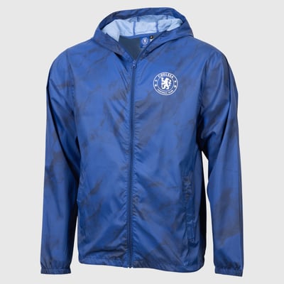 Chelsea Sport Design Sweden Breeze Full-Zip Windbreaker Jacket - Blue